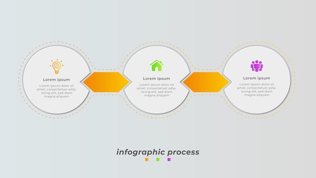 Kreatywny Proces Infografiki Biznesowej I Projekt Prezentacji