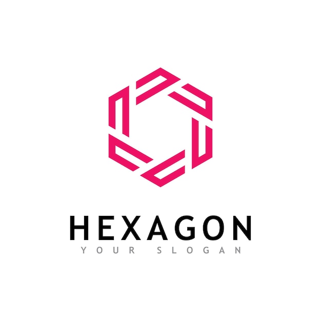 Kreatywny Projekt Wektor Logo Hexagon