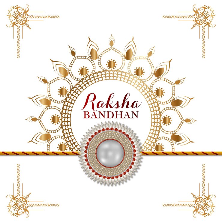 Kreatywny rakhi na szczęśliwy indyjski festiwal happy raksha bandhan