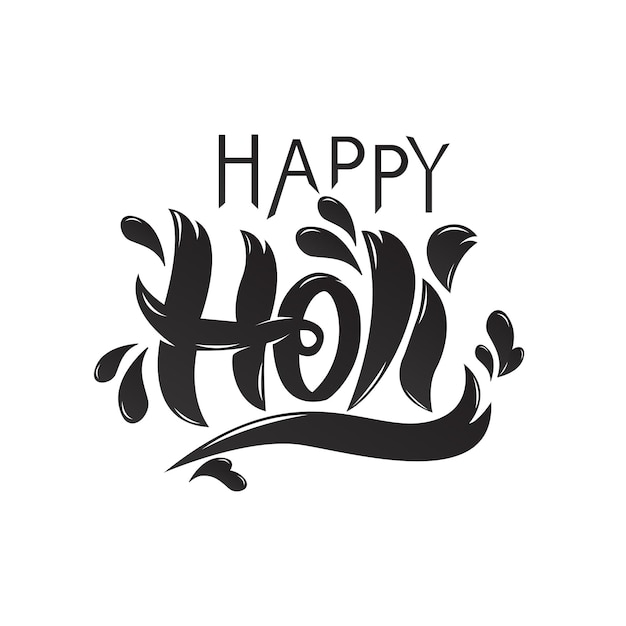 Kreatywny Sztandar Obchodów Holi Festival Kolorowe Tło Ludzie Palący Się Z Tradycyjnym Garnkiem Gulal Pichkari I Tekstem Happy Holi