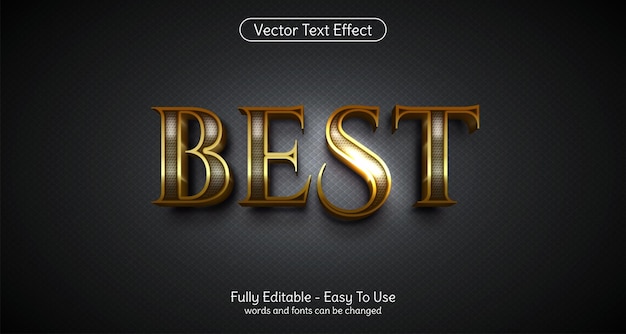 Kreatywny Tekst 3d Najlepszy, Edytowalny Szablon Efektu Stylu