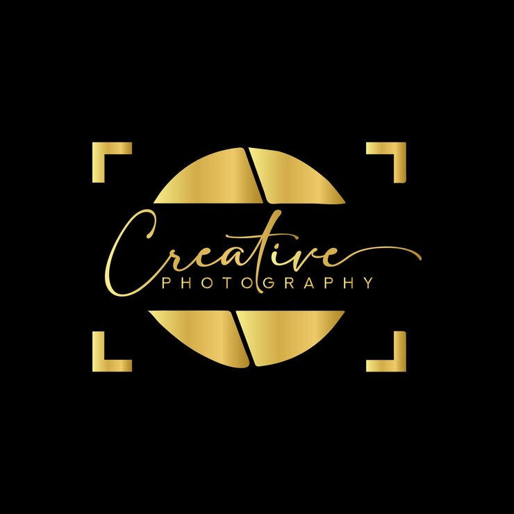 Kreatywny wzór logo fotografii fotografii logo wektorowej inspiracja podpis logo koncepcja