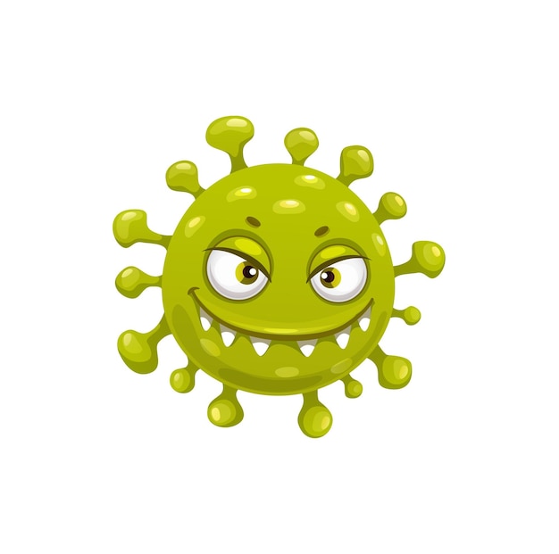 Plik wektorowy kreskówka koronawirusa wektor ikona wirusa covid19 wirus