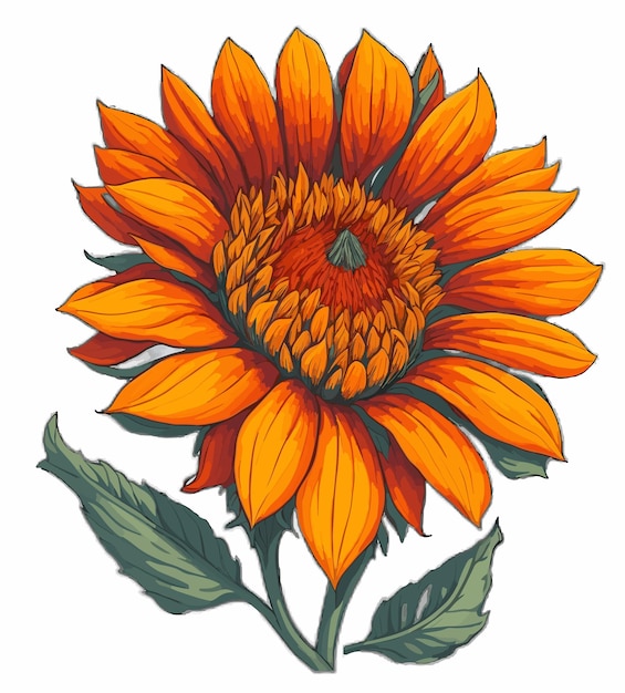 Kreskówka żółty Koc Flower Clip Art Ilustracji Wektorowych