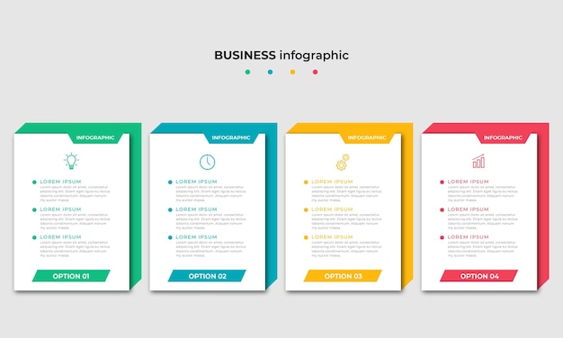 Kroki Projekt szablonu infografiki na osi czasu
