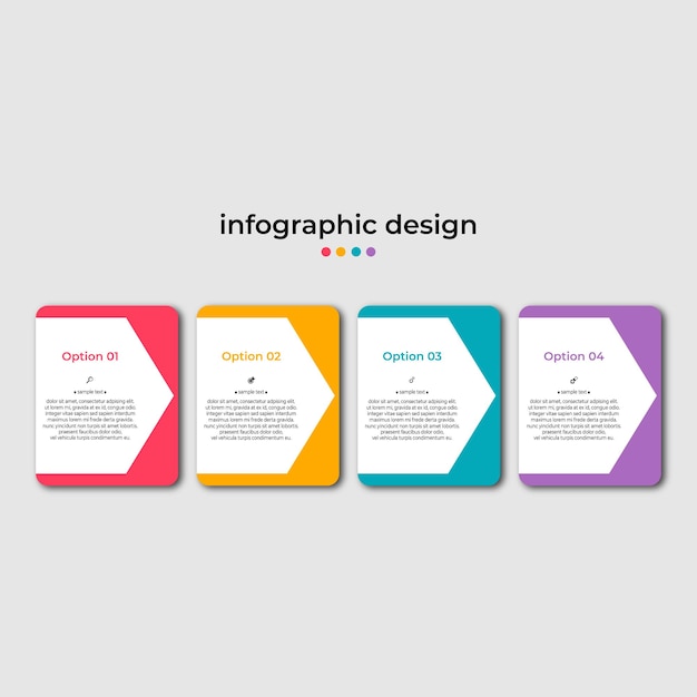 kroki projekt szablonu infografiki na osi czasu
