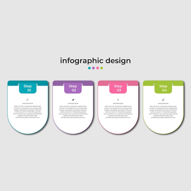 Kroki Projekt Szablonu Infografiki Na Osi Czasu