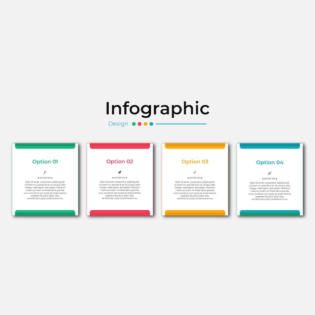 kroki projekt szablonu infografiki na osi czasu