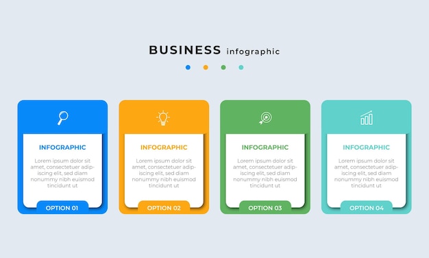 Kroki Szablon Projektu Infografiki Na Osi Czasu