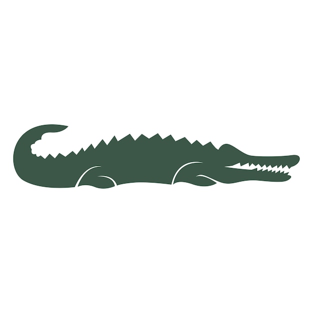 Plik wektorowy krokodyl ikona ilustracja projekt logo