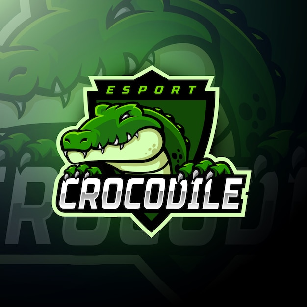 Krokodyl Logo Do Gier Esport