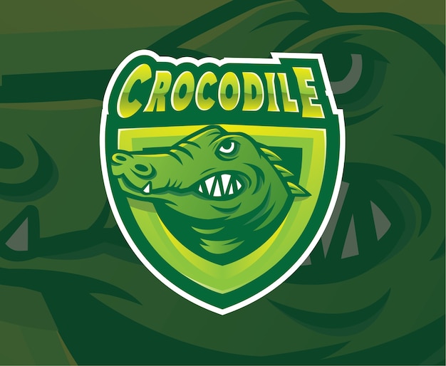 Krokodylowe Logo Maskotu