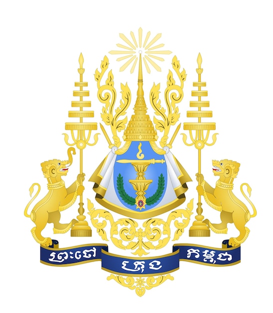 Królewski herb Kambodży