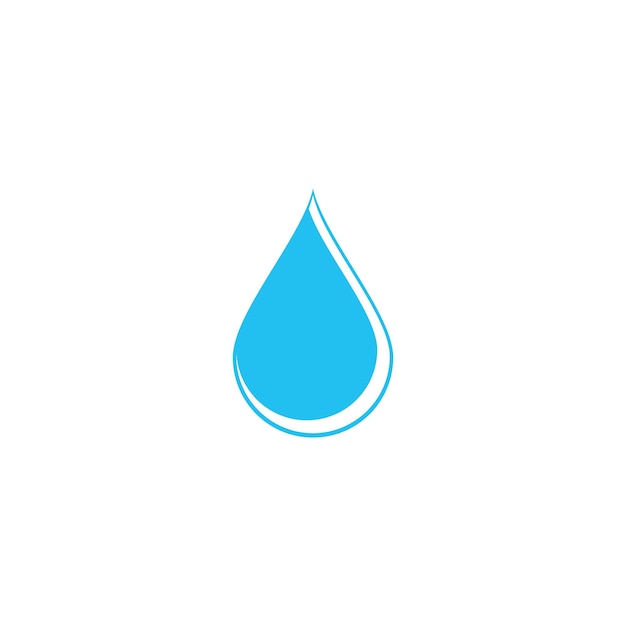 Kropla Wody Logo Szablon Ilustracji Wektorowych