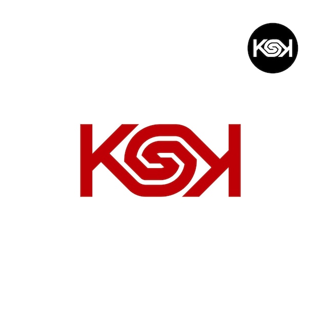 Książka Ksk Monogram Logo Design