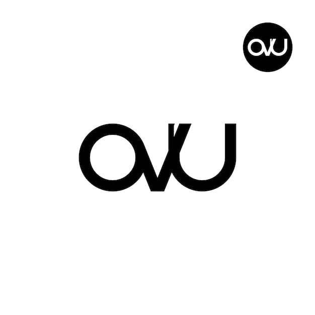 Książka Ovu Monogram Logo Design