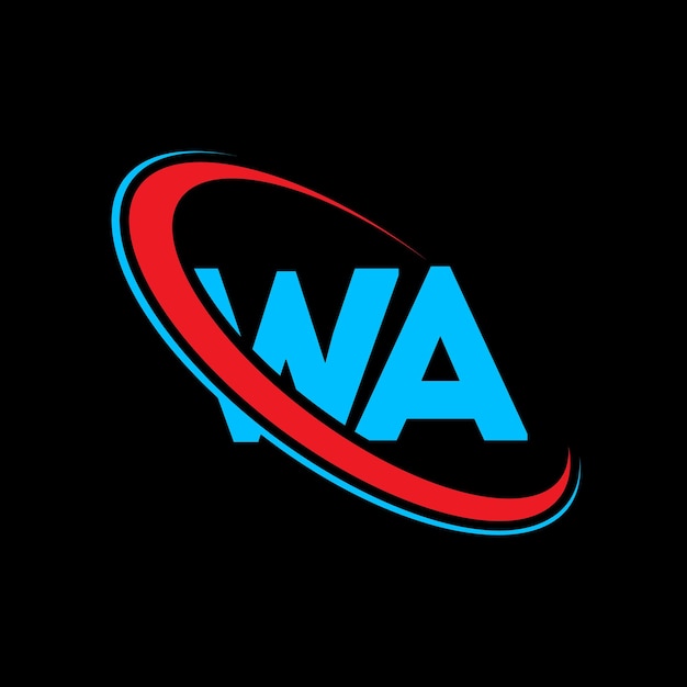 Książka W.a. Logo: Inicjał, Wiersz, Okrąg, Wielkie Litery, Monogram, Logo, Czerwone I Niebieskie Logo W.a