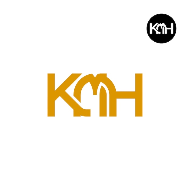 Księga Kmh Monogram Logo Design