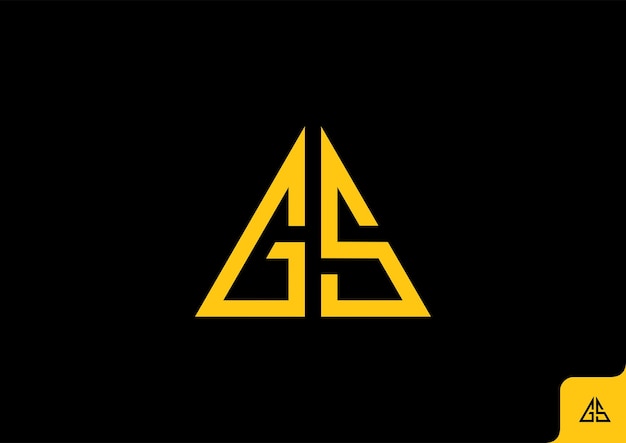 Kształt Trójkąta Ikony Logo Litery G I S