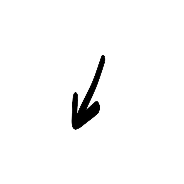 Kształty Doodle strzały elementy szkicowe wektorowe kreskówki strzała ręcznie narysowana ikona