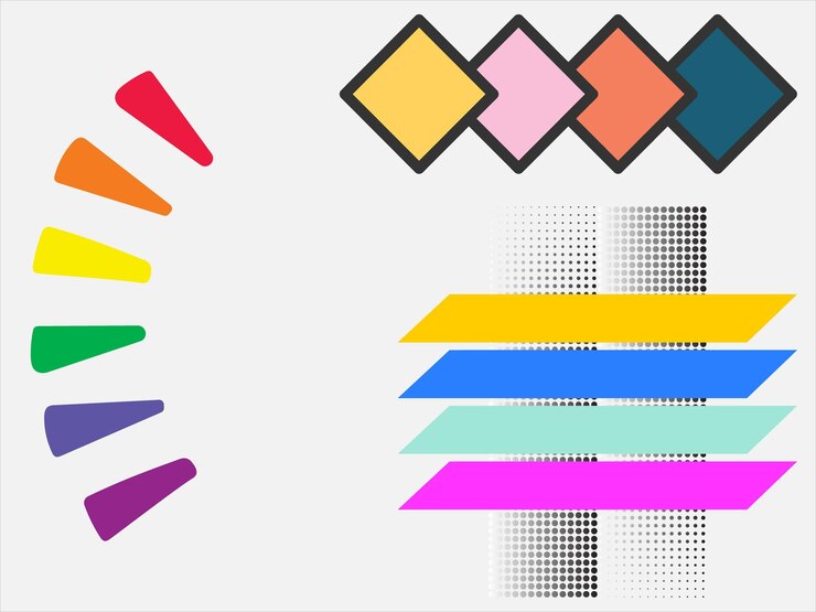 Wektor kształty geometryczne projekt tła