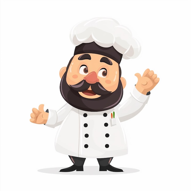 kucharz restauracja wektor kuchnia kucharz kapelusz żywność profesjonalny ikon symbol ilustracja znak