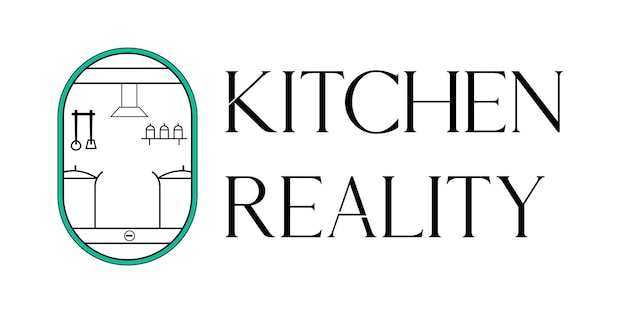 Plik wektorowy kuchnia reality logo 2