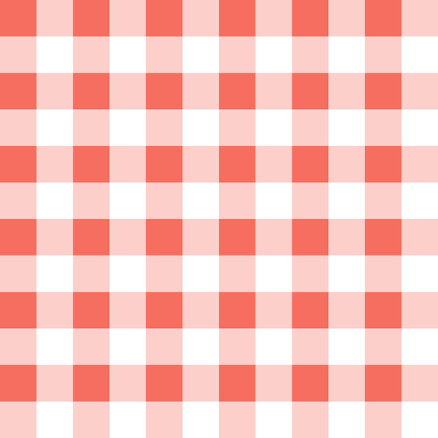 Kwadratowy wzór w kolorze Living Coral. Streszczenie tło geometryczne. Kolor roku 2019. Luksusowa i elegancka ilustracja w stylu