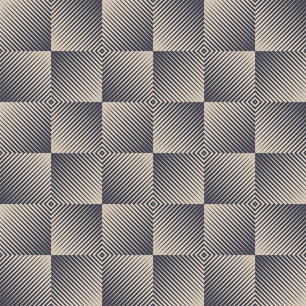 Plik wektorowy kwadraty z wylęgowych bezszwowy wzór op art psychodeliczny streszczenie tło