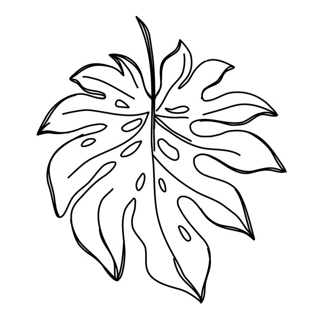 Kwiat jeden rysunek linii. Kwiatowy styl minimalistyczny. Symbol natury. Nadruk botaniczny. Linia ciągła