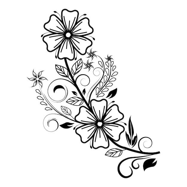 Plik wektorowy kwiat kwiatowy wzór w ilustracji wektorowych grafiki wektorowej