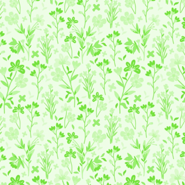 Kwiat wzorcowy kwiat kwiatowy kwiat wiosenny ilustracja tkanina wektorowa projekt tekstylny liście