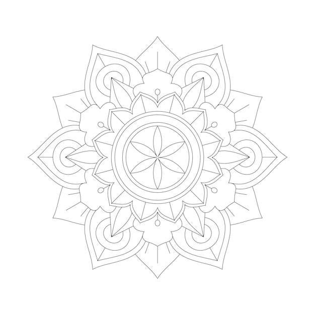 Kwiatowa Mandala Kolorowanka Kdp Design