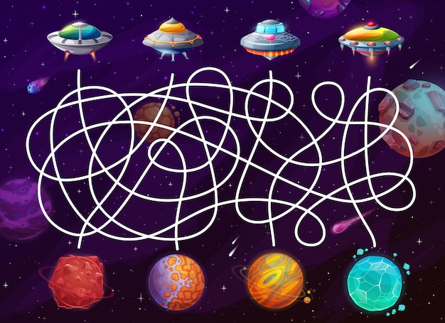 Labirynt labiryntu pomaga UFO znaleźć grę planetarną