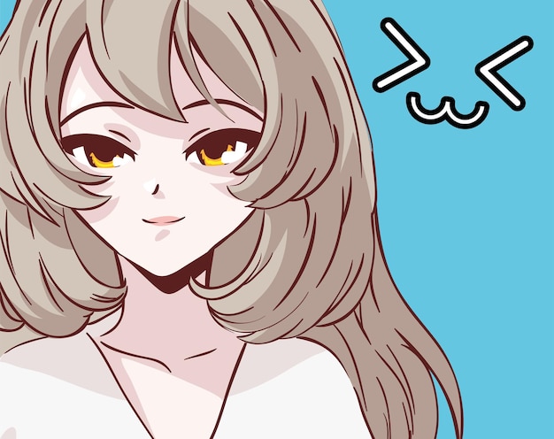 Ładna kobieta z anime