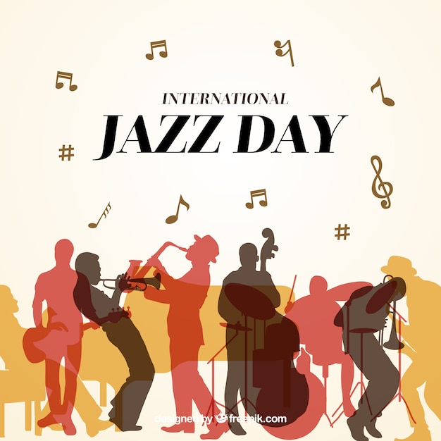 Ładne tło dla międzynarodowego dnia jazzu