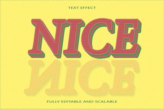 Ładny Edytowalny Efekt Tekstowy 3-wymiarowy Tłoczony Styl Vintage