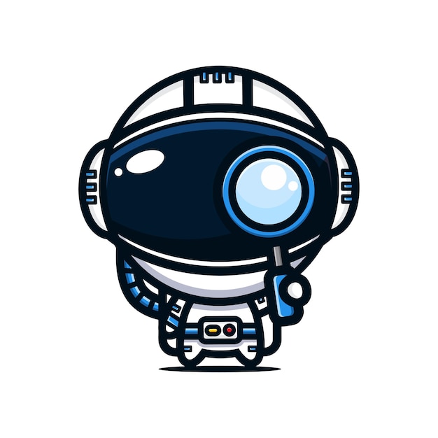 ładny projekt postaci maskotki astronauty