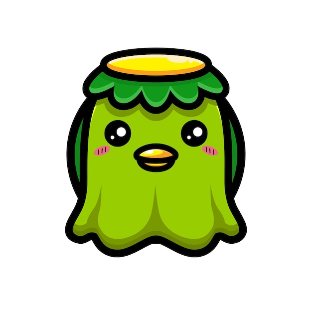 ładny projekt postaci maskotki kappa