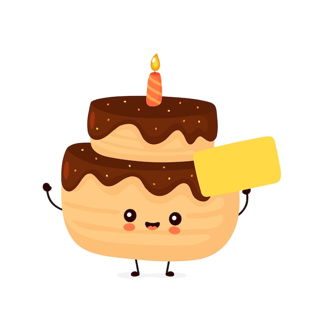 Ładny Tort Urodzinowy Z Pustym Znakiem