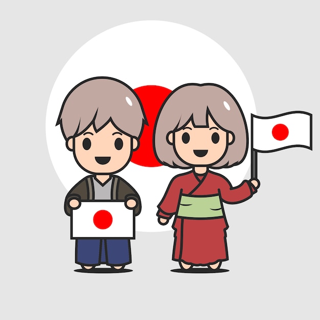 Ładny Znak Japońskiej Flagi