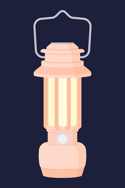 Plik wektorowy lampa kempingowa led latarka przenośna lampa kempingowa