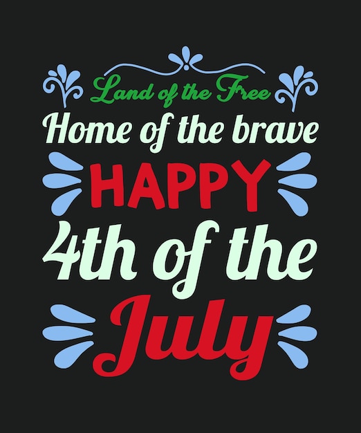 Landoffreehomeofthe Odważnychhappy4tofthejuly Tshirt