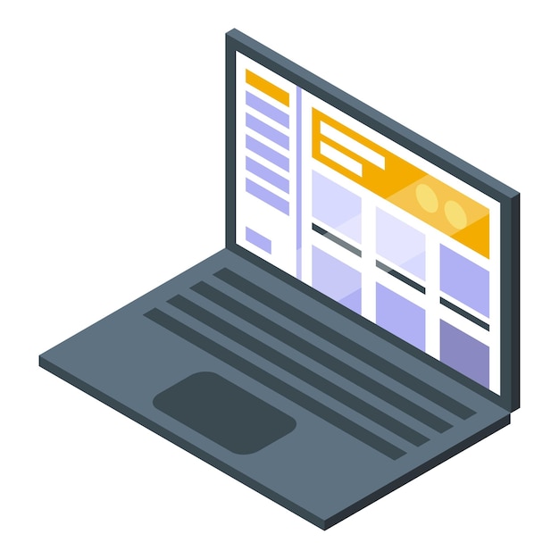 Laptop pokazujący interfejs oprogramowania do projektowania stron internetowych do tworzenia stron internetowych