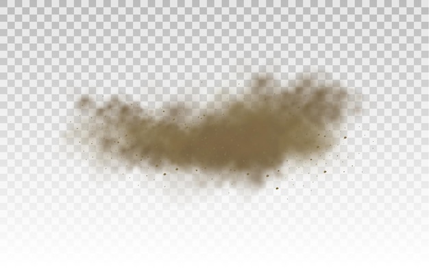 Plik wektorowy latająca chmura pyłu piaskowego