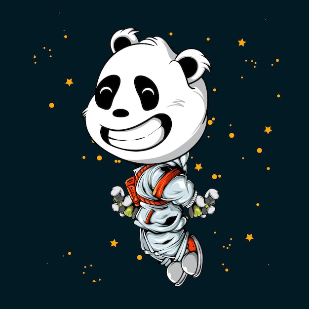 Latająca Panda Astronaut