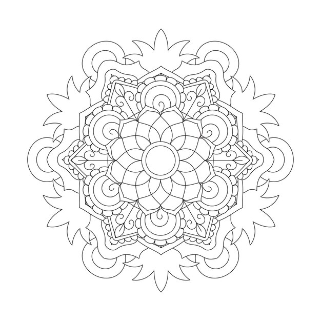 Łatwo edytowalna i skalowalna mandala
