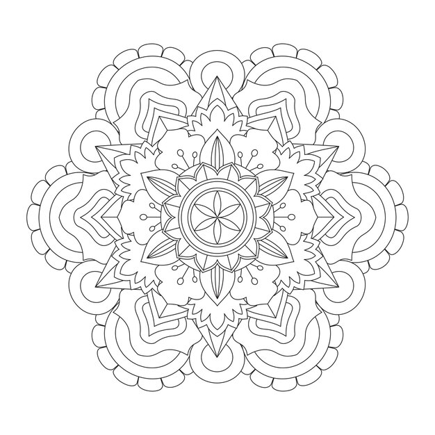 Łatwo edytowalna i skalowalna mandala