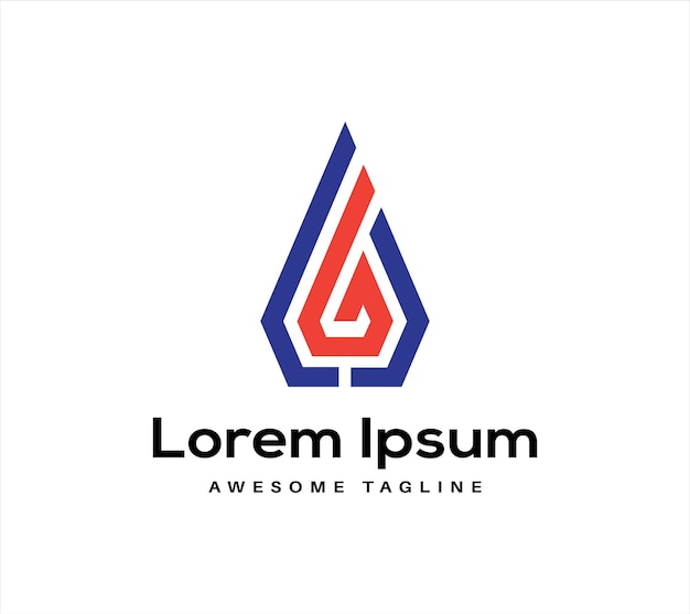 Plik wektorowy lbj letter logo design bezpłatna ikona