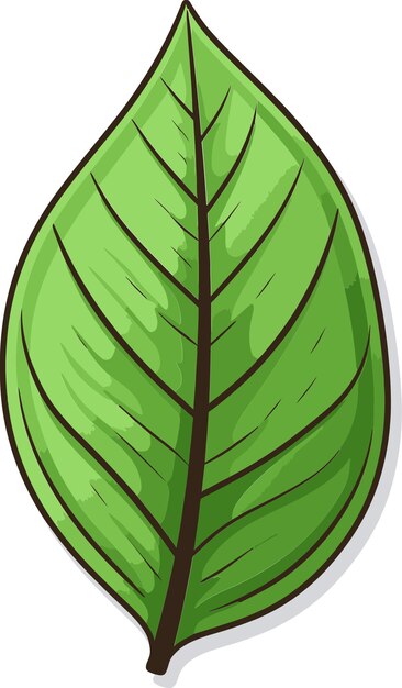 Leafy Elegance Sophisticated Vector Leaf Narrativeswhimsical Wilderness Playful Leaf Vector